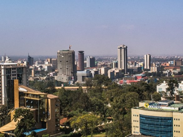 Westlands Nairobi skyline